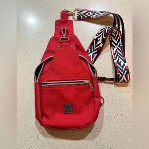 Hand-Crafted, Lined Crossbody Bag